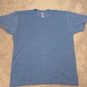 American Apparel Heather Blue Short Sleeve Tee